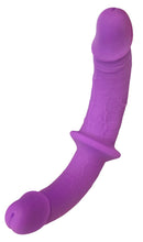 STRAP-ON DUPLO ROXO MACIO