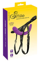 STRAP-ON DUPLO ROXO MACIO