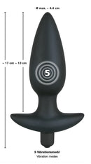 PLUG BLACK VELVETS COM VIBRAÇÃO