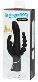 VIBRADOR HAPPY TRIPLE CURVE PRETO