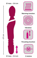 VIBRADOR & MASSAJADOR COM AQUECIMENTO