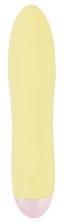 MINI VIBRADOR CUTIES AMARELO RECARREGÁVEL