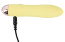 MINI VIBRADOR CUTIES AMARELO RECARREGÁVEL
