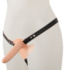 STRAP-ON DUO COM VIBRAÇÃO DE SILICONE