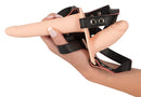 STRAP-ON DUO COM VIBRAÇÃO DE SILICONE