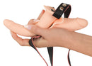 STRAP-ON DUO COM VIBRAÇÃO DE SILICONE