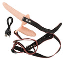 STRAP-ON DUO COM VIBRAÇÃO DE SILICONE