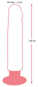VIBRADOR REALISTIC COM VENTOSA LARGE