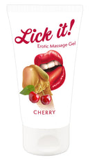 LUBRIFICANTE BEIJÁVEL LICK - IT CEREJA