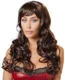 PERUCA DE CABELO COMPRIDO CASTANHO