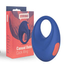 ANEL CASUAL DATE SILICONE COM VIBRAÇÃO USB