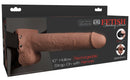 STRAP-ON OCO COM VIBRAÇÃO 10“ RECARREGÁVEL COM CONTROLO REMOTO
