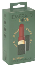 ESTIMULADOR LIPSTICK LUXURIOUS EMERALD LOVE RECARREGÁVEL