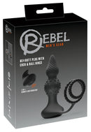 BUTT PLUG WITH COCK & BALL RING USB