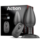 BUTT PLUG ASHER REMOTE CONTROL MAGNETIC USB BLACK