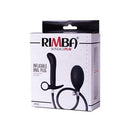 PLUG ANAL INSUFLÁVEL LATEX PLAY COM BOMBA PRETA