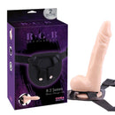 STRAP-ON WITH DILDO 8.5" JAMES DEEN FLESH