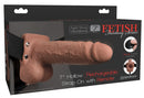 STRAP-ON OCO COM VIBRAÇÃO 7“ RECARREGÁVEL COM CONTROLO REMOTO
