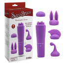 ESTIMULADOR CHISA COM 4 CABEÇAS DOCES ROXO