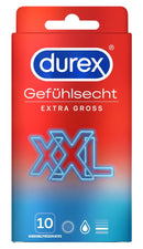 PRESERVATIVOS DUREX SENSAÇÃO EXTRA GRANDE 10 UNID