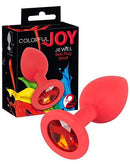 PLUG SMALL COLORFUL JOY JEWEL VERMELHO