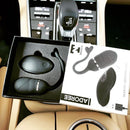 OVO VIBRATÓRIO PRETO DE SILICONE USB COM CONTROLO REMOTO