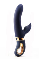 VIBRADOR COM AQUECIMENTO E ESTIMULADOR CLITORIANO RECARREGÁVEL
