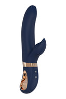 VIBRADOR COM AQUECIMENTO E ESTIMULADOR CLITORIANO RECARREGÁVEL