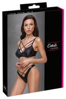 CONJUNTO DE LINGERIE PRETO MATE