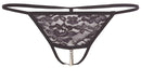 TANGA DE RENDA COM CORRENTE