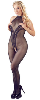 CATSUIT PRETO RENDADO TAM. ÚNICO