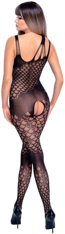 CATSUIT RENDADO ABERTO TAM. ÚNICO