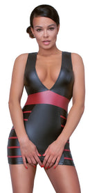 VESTIDO PRETO / VERMELHO