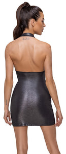 VESTIDO PRETO BRILHANTE