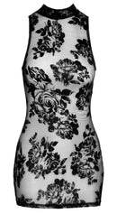MINI VESTIDO NOIR TRANSPARENTE