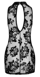 MINI VESTIDO NOIR TRANSPARENTE