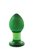 PLUG ANAL DE CRISTAL VERDE