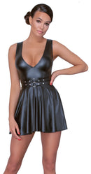 VESTIDO PRETO VINIL