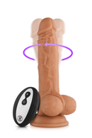DILDO REALISTICO FEMMEFUNN COM VIBRAÇÃO E ROTAÇÃO DE 360º