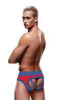 JOCK VERMELHO BRILHANTE COM AZUL