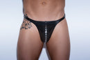 SLIP PRETO COM TACHAS