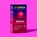 PRESERVATIVOS CONTROL SENSUAL DOTS & LINES 12 UNID.