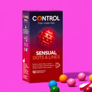 PRESERVATIVOS CONTROL SENSUAL DOTS & LINES 12 UNID.