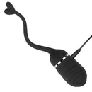 OVO VIBRATÓRIO PRETO DE SILICONE USB COM CONTROLO REMOTO