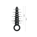 PRETTYLOVE ANAL PLUG 3 AREAS BLACK