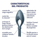 ANEL VIBRATÓRIO BULLSEYE COM APP SATISFYER