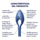 ANEL VIBRATÓRIO BULLSEYE COM APP SATISFYER