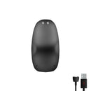 BUTT PLUG ASHER REMOTE CONTROL MAGNETIC USB BLACK