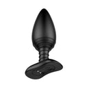 BUTT PLUG ASHER REMOTE CONTROL MAGNETIC USB BLACK