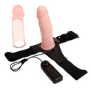 STRAP-ON ATOOR COM DILDO OCO, VIBRAÇÃO E CONTROLE REMOTO
